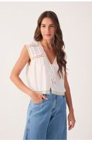 Blusa Voil Entremeio
