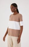 T-shirt Recorte Bicolor
