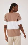 T-shirt Recorte Bicolor