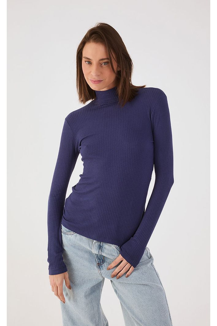 Blusa Básica Gola Alta