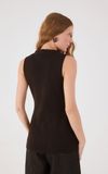 Blusa Tricot Colete Alongado