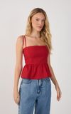 Blusa Algodao Alcinha Amarraçao