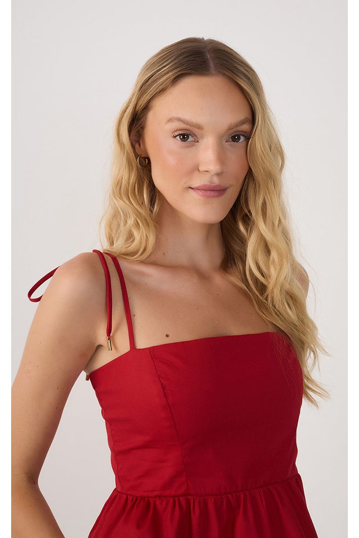 Blusa Algodao Alcinha Amarraçao