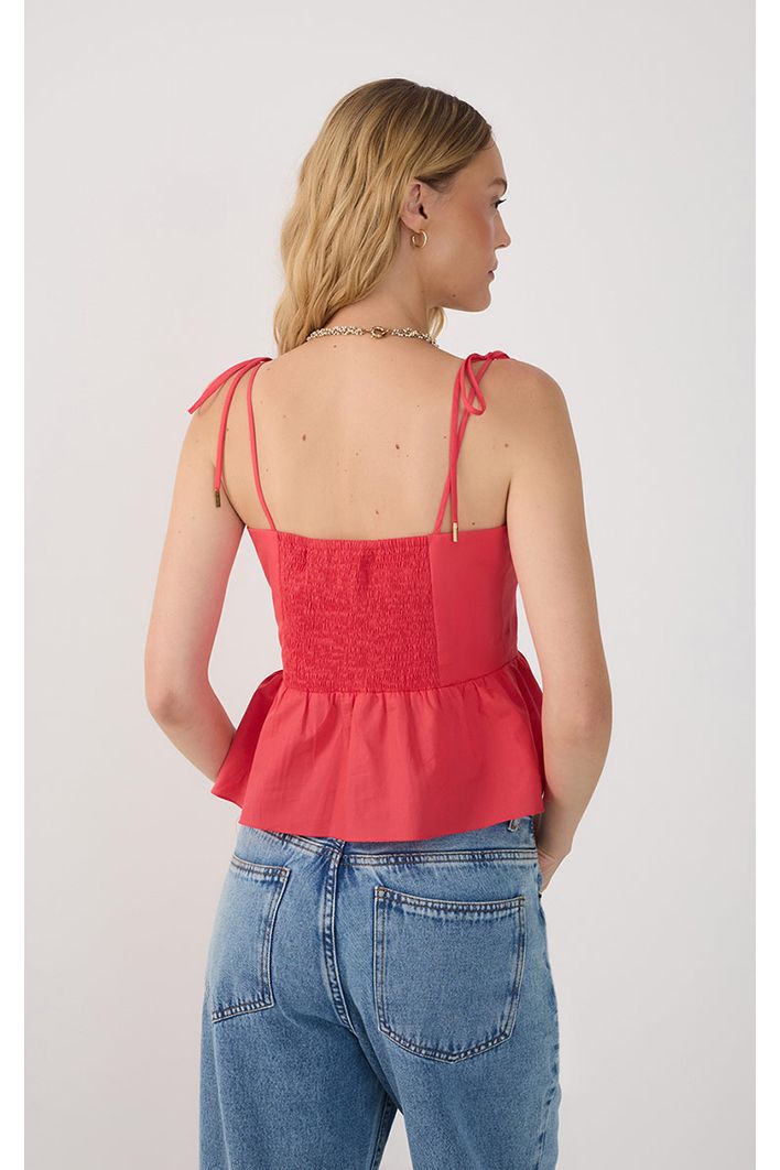 Blusa Algodao Alcinha Amarraçao