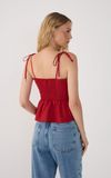 Blusa Algodao Alcinha Amarraçao