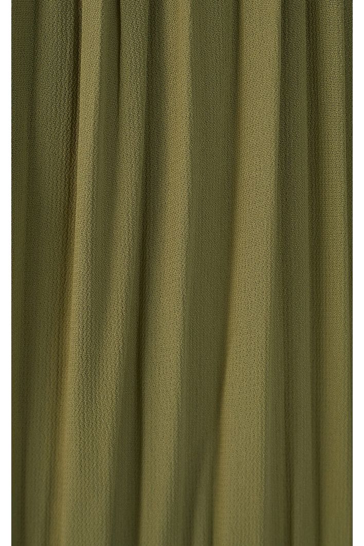 Vestido Longo Crepe Drapeado