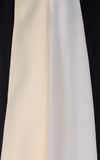 Vestido Cropped Crepe Recortes Color