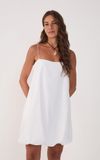 Vestido Curto Algodão Balonê