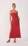 Vestido Midi Sem Alça