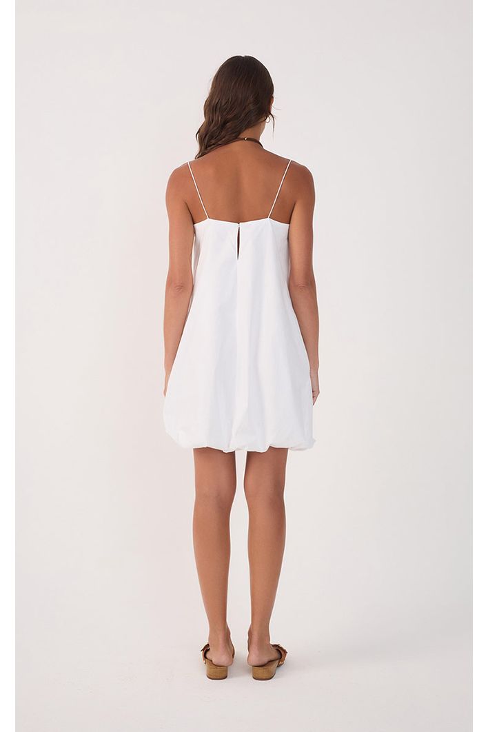 Vestido Curto Algodão Balonê