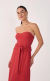 Vestido Midi Sem Alça