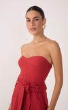 Vestido Midi Sem Alça
