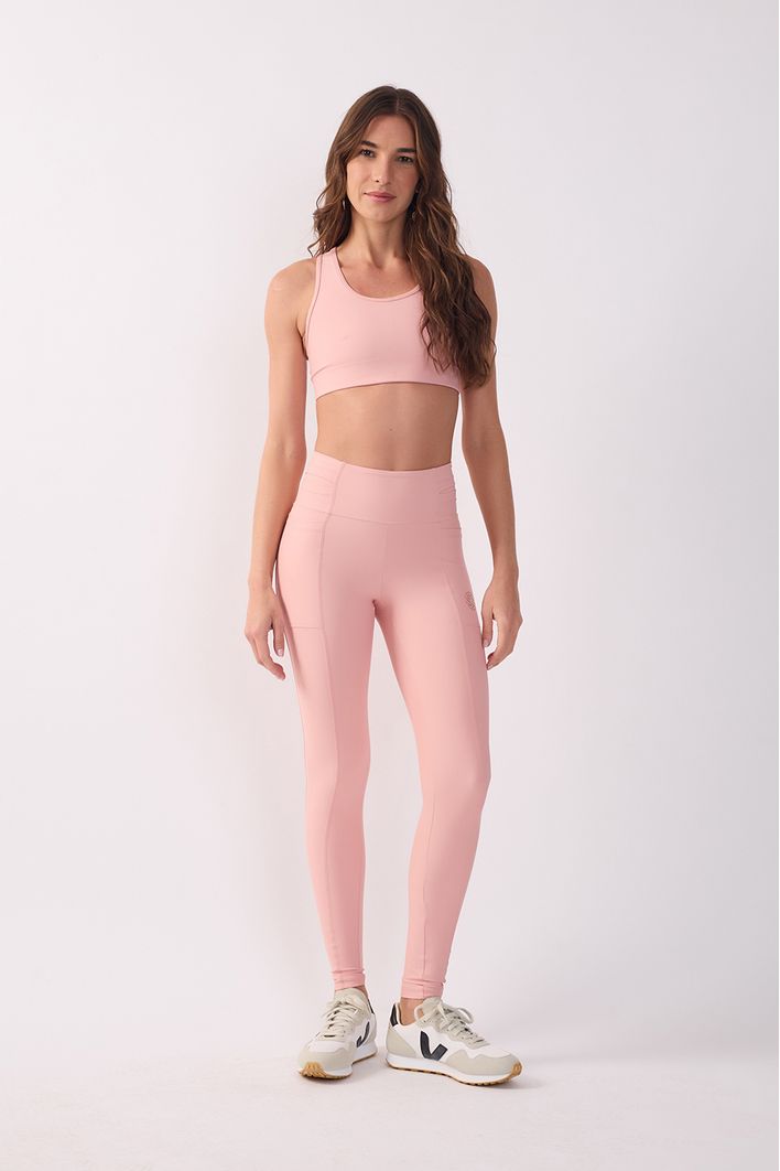 Calça de Compressão Com Multibolsos