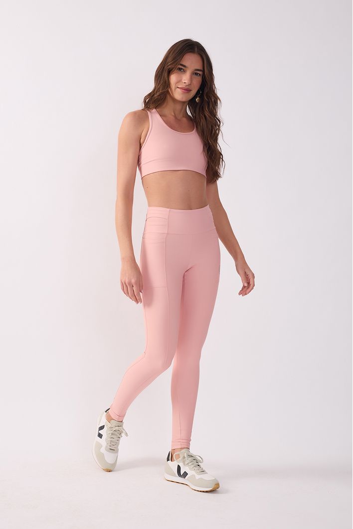 Calça de Compressão Com Multibolsos