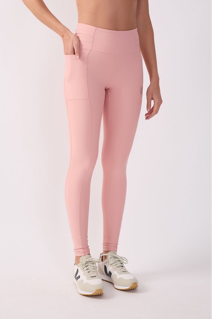 Calça de Compressão Com Multibolsos