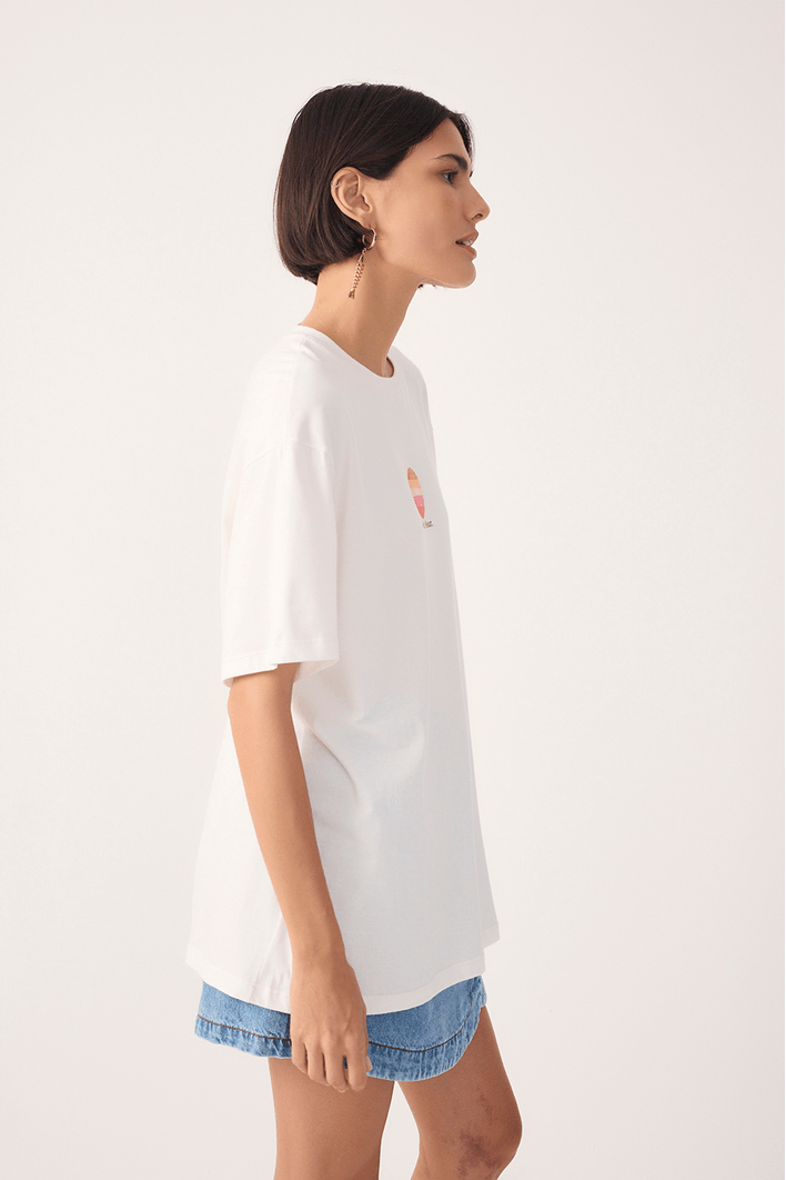T-shirt Silk Golden Hour