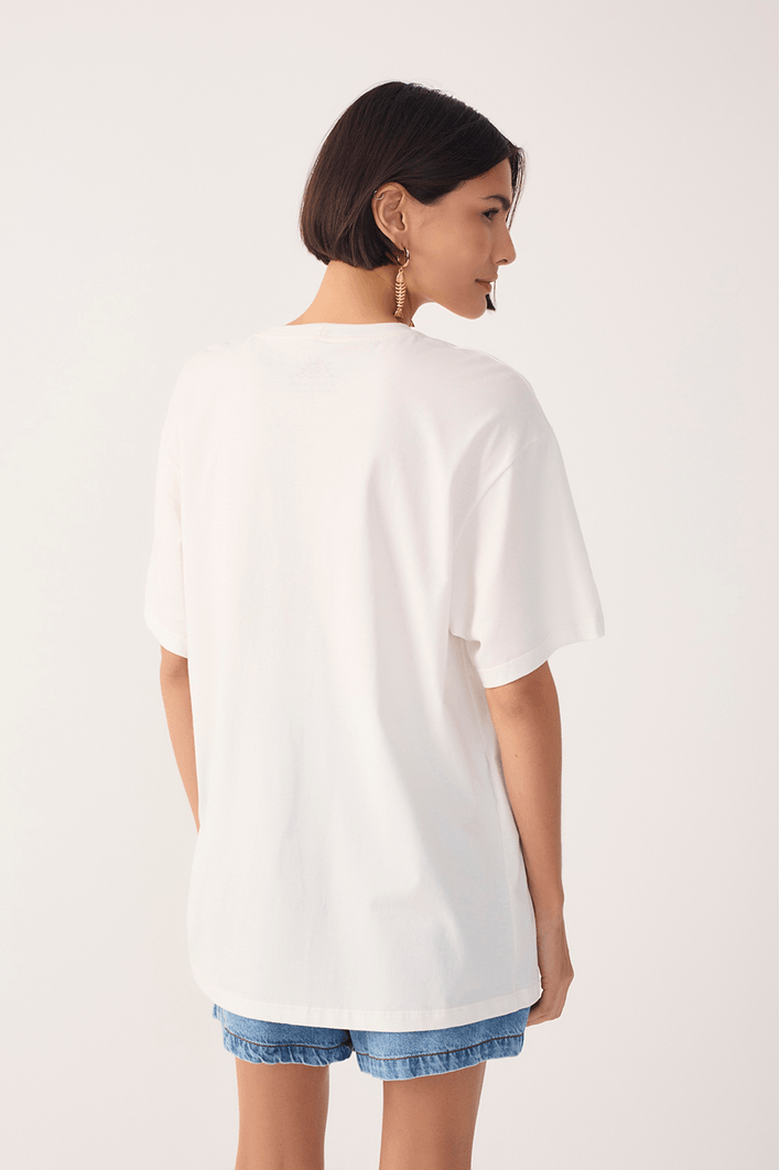 T-shirt Silk Golden Hour