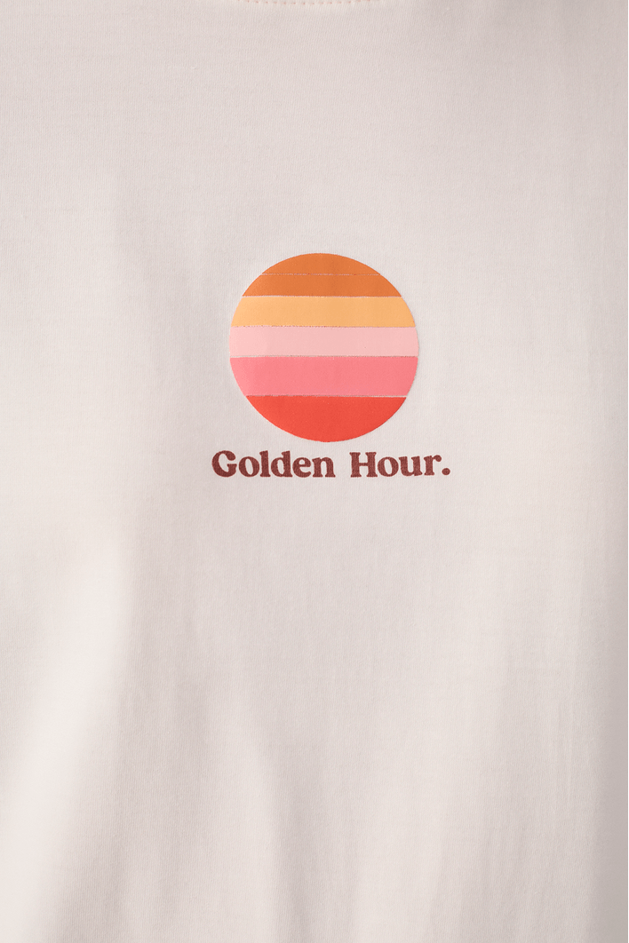 T-shirt Silk Golden Hour