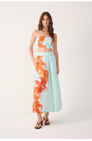 Conjunto Tricoline Estampa Lírios