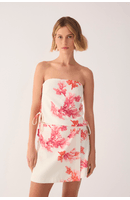 Blusa Linho Estampa Coral