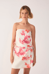 Blusa Linho Estampa Coral