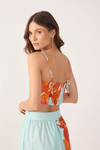 Conjunto Tricoline Estampa Lírios