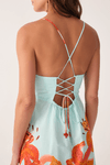 Vestido Tricoline Estampa Lírios