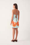 Vestido Tricoline Estampa Lírios