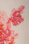 Vestido Linho Estampa Coral