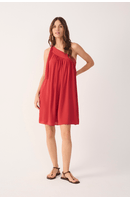 Vestido Curto Crepe Um Ombro Só