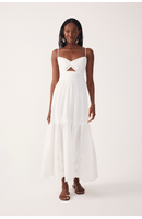 Vestido Cropped Algodão Bordado