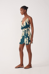 Vestido Estampa Pétala Verde