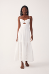 Vestido Cropped Algodão Bordado