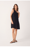 Vestido Curto Crepe Um Ombro Só