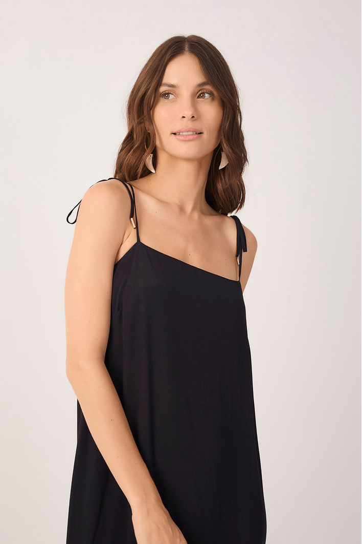 Vestido Longo Crepe Fenda