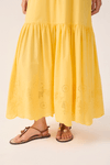 Vestido Cropped Algodão Bordado