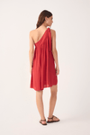 Vestido Curto Crepe Um Ombro Só