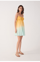 Vestido Lurex Estampa Nascente