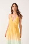 Vestido Longo Lurex Estampa Nascente