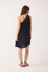 Vestido Curto Crepe Um Ombro Só