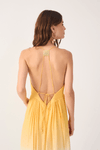 Vestido Longo Lurex Estampa Nascente