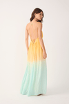 Vestido Longo Lurex Estampa Nascente