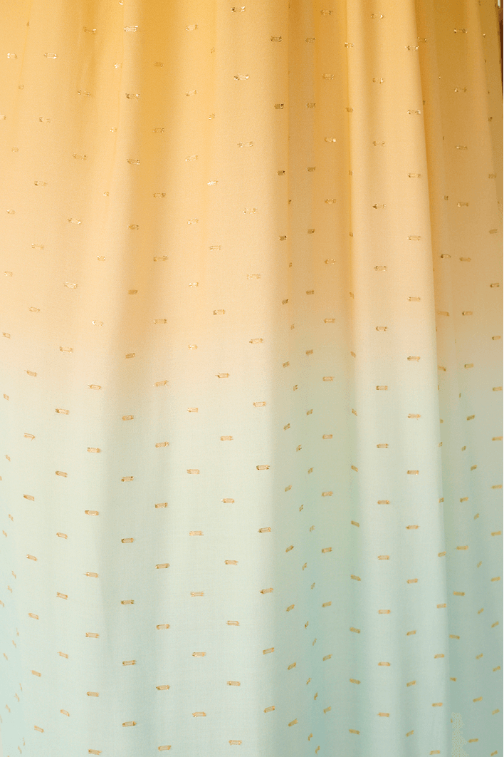 Vestido Longo Lurex Estampa Nascente