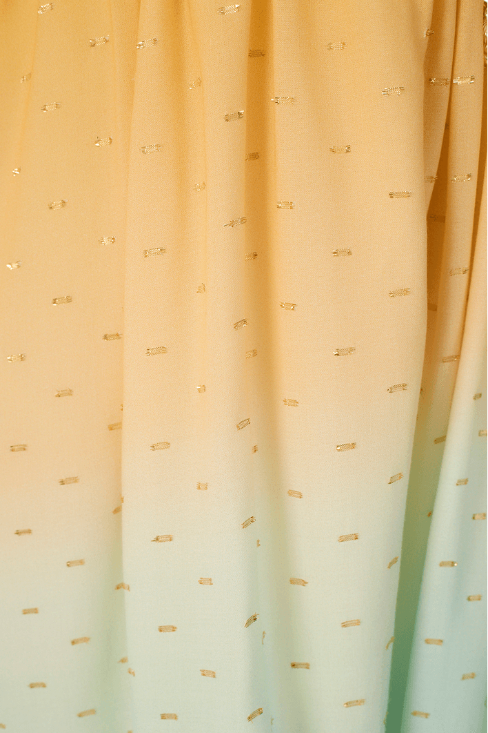 Vestido Lurex Estampa Nascente