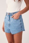 Short Jeans Cós Pespontado