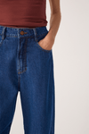 Calça Jeans Reta Fenda