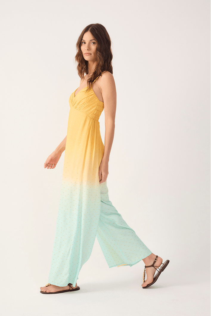 Macacão Lurex Estampa Nascente