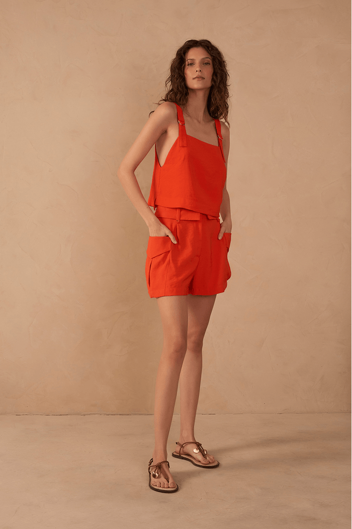 Short Bolsos Laterais