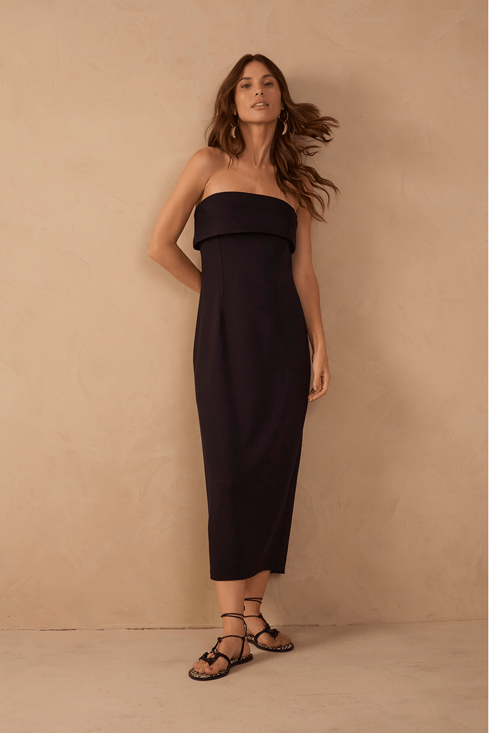 Vestido Tubo Sem Alça