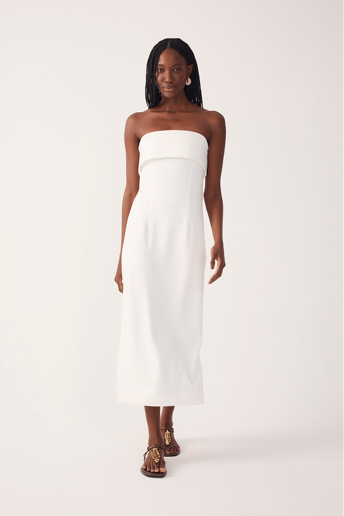 Vestido Tubo Sem Alça